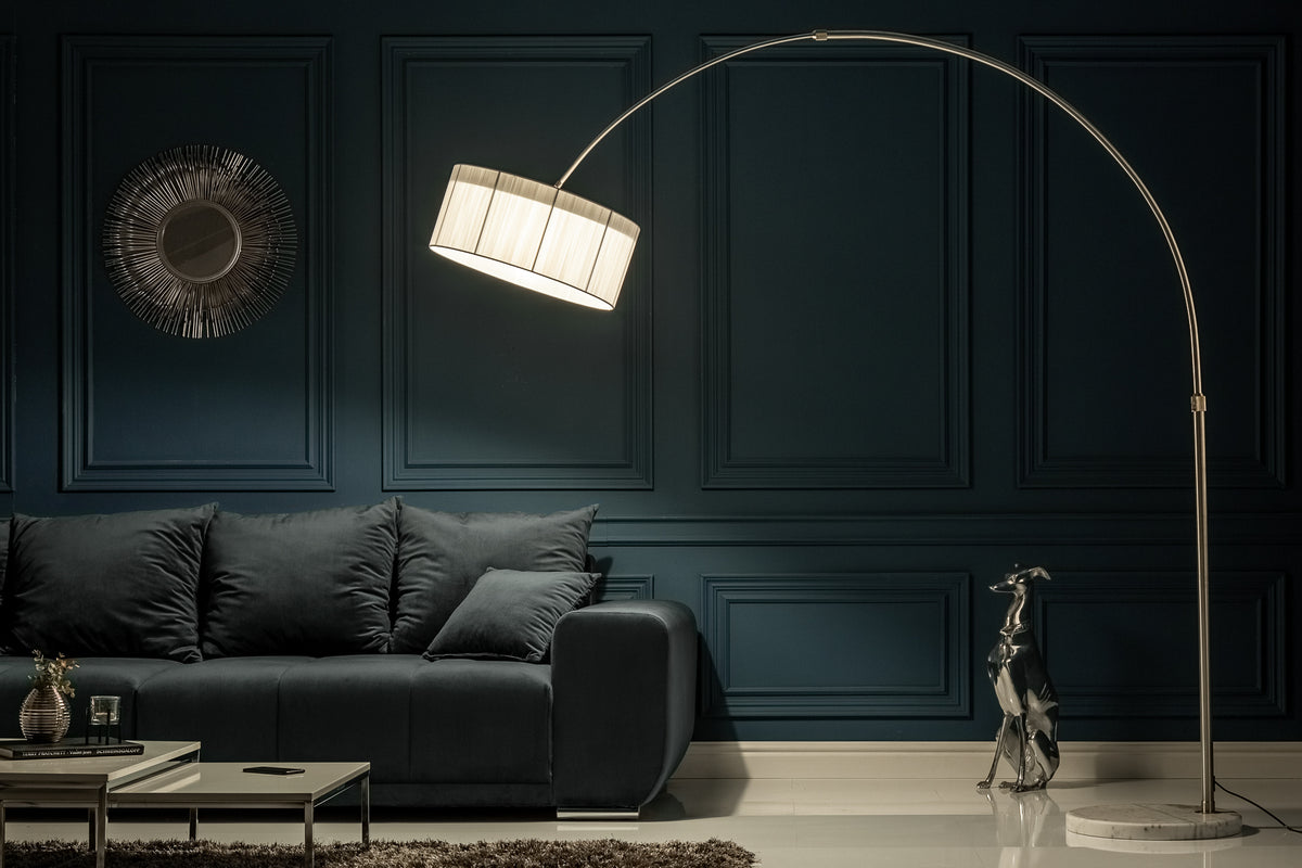 EXTENSO design arc lamp 230cm floor lamp with marble base