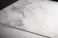 ATLAS extendable dining table 180-220-260cm marble white ceramic made in Italy