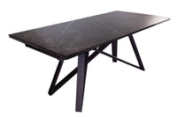 ATLAS extendable dining table 180-220-260cm graphite ceramic made in Italy