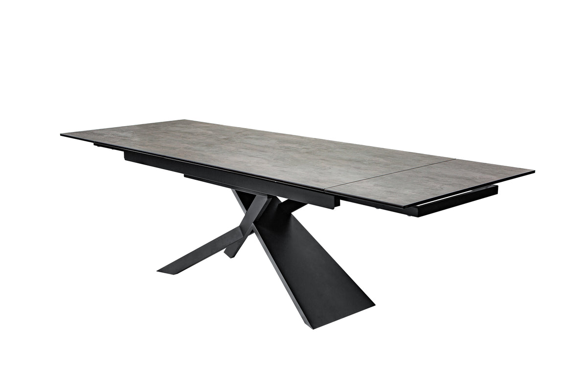 EUPHORIA extendable dining table 180-220-260cm lava ceramic made in Italy