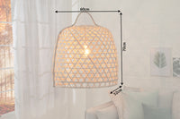 BAMBOO Handmade hanging lamp 60cm made from natural materials