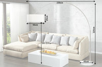 EXTENSO design arc lamp 230cm floor lamp with marble base