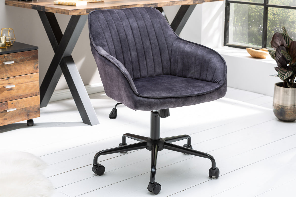 TURIN Height-adjustable office chair with armrest swivel chair