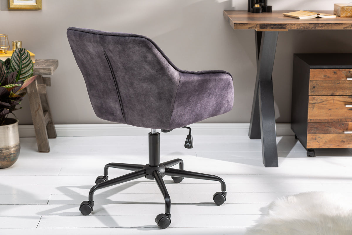 TURIN Height-adjustable office chair with armrest swivel chair