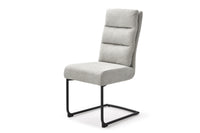 COMFORT Modern cantilever chair with black metal frame