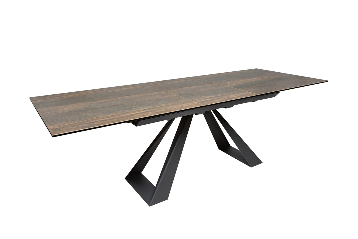 CONCORD extendable dining table 180-230cm oak ceramic made in Italy