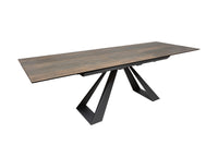 CONCORD extendable dining table 180-230cm oak ceramic made in Italy