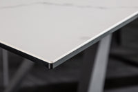 CONCORD extendable dining table 180-230cm marble white ceramic made in Italy