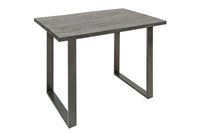 IRON CRAFT Solid bar table 120cm gray mango wood bar table industrial design