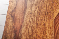 RETRO Handgearbeiteter Couchtisch 100cm Sheesham Massivholz mit Schubladen