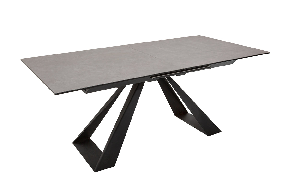 CONCORD extendable dining table 180-230cm anthracite ceramic made in Italy