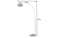 Elegante Bogenlampe LOUNGE DEAL 205cm gold Stehlampe