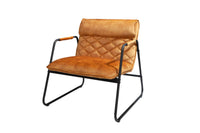 MUSTANG LOUNGER Retro Lounge Sessel antik mit Ziersteppung