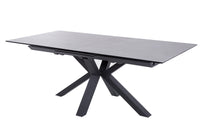 ETERNITY extendable design dining table 180-225cm concrete ceramic made in Italy