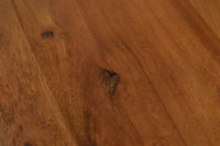 MAMMUT Massives Wandregal 80cm Akazienholz Regalbrett mit Baumkante