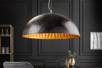 GLOW Elegante Design Hängeleuchte 70cm schwarz gold Hängelampe