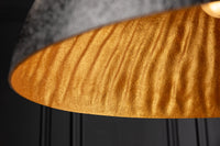 GLOW Elegante Design Hängeleuchte 70cm schwarz gold Hängelampe