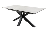 ETERNITY extendable dining table 180-225cm marble white ceramic made in Italy