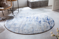 MODERN ART Vintage Teppich 150cm verwaschen rund Used Look