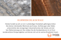 ORIENT Handgefertigte Schalen 2er Set gold Blumentopf im Hammerschlagdesign