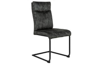 COMFORT Modern cantilever chair velvet with comfort handle