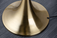 Barock Stehlampe LUCIE 160cm schwarz gold gebürstet Stehleuchte