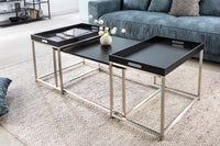 ARCHITECTURE Industrial coffee table 100cm oiled oak black frame