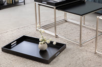 ARCHITECTURE Industrial coffee table 100cm oiled oak black frame