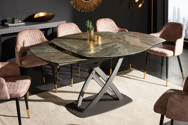 INCEPTION extendable dining table 130-190cm ceramic made in Italy