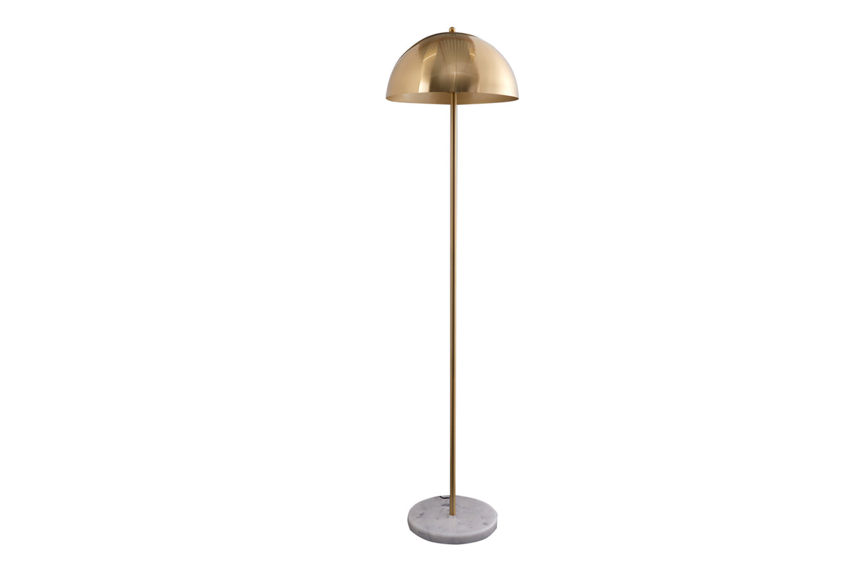 BURLESQUE Elegante Stehlampe 153cm gold