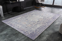 OLD MARRAKESCH Orientalischer Baumwoll-Teppich 230x160cm blau Vintage Muster