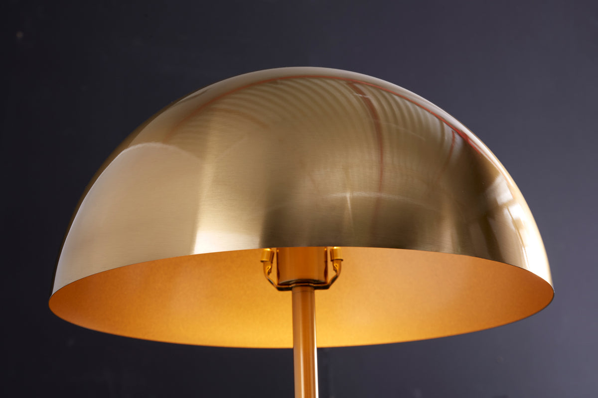 BURLESQUE Elegante Stehlampe 153cm gold