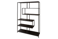 SNAKE Design shelf 165cm oak look bookcase with five shelves