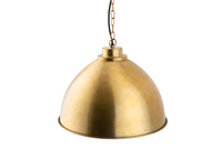 Design Hängelampe INDUSTRIAL 45cm gold Metall rund Pendelleuchte höhenverstellbar