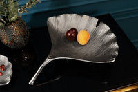 GINKGO Decorative bowl 42cm gold handmade metal