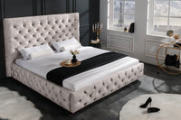 SIXTIES Modern double bed 160x200cm queen size upholstered bed