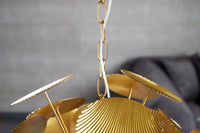 INFINITY HOME Moderne Design Hängeleuchte 65cm gold Pendelleuchte