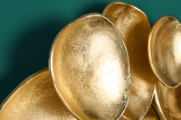 VARIATION L Design Spiegel 73cm gold aus Metall Handarbeit