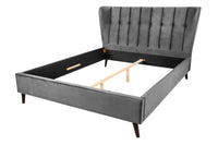 SIXTIES Modern double bed 160x200cm queen size upholstered bed