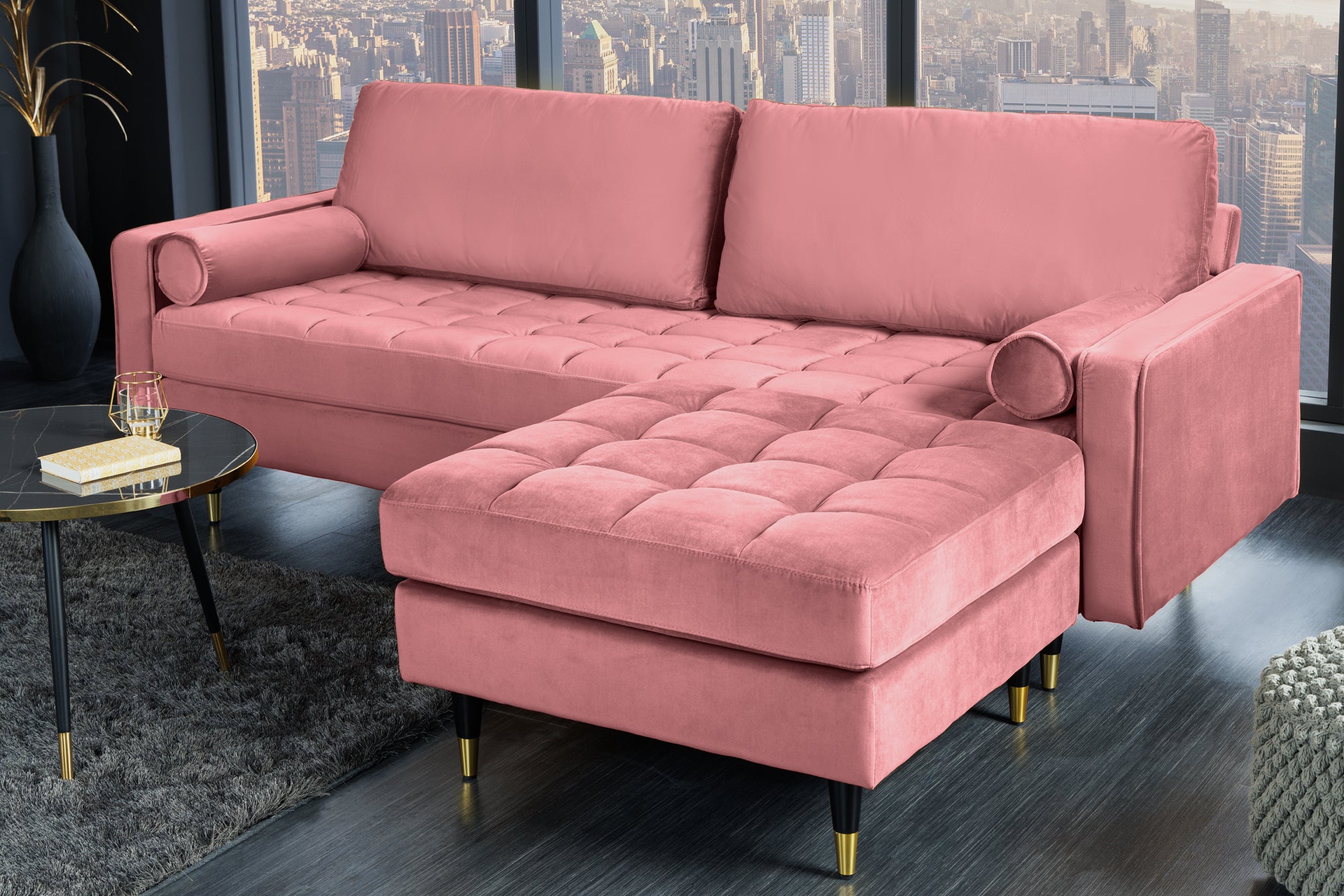 Sofa cozy velvet sales