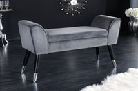 SCARLETT design bench 90cm velvet