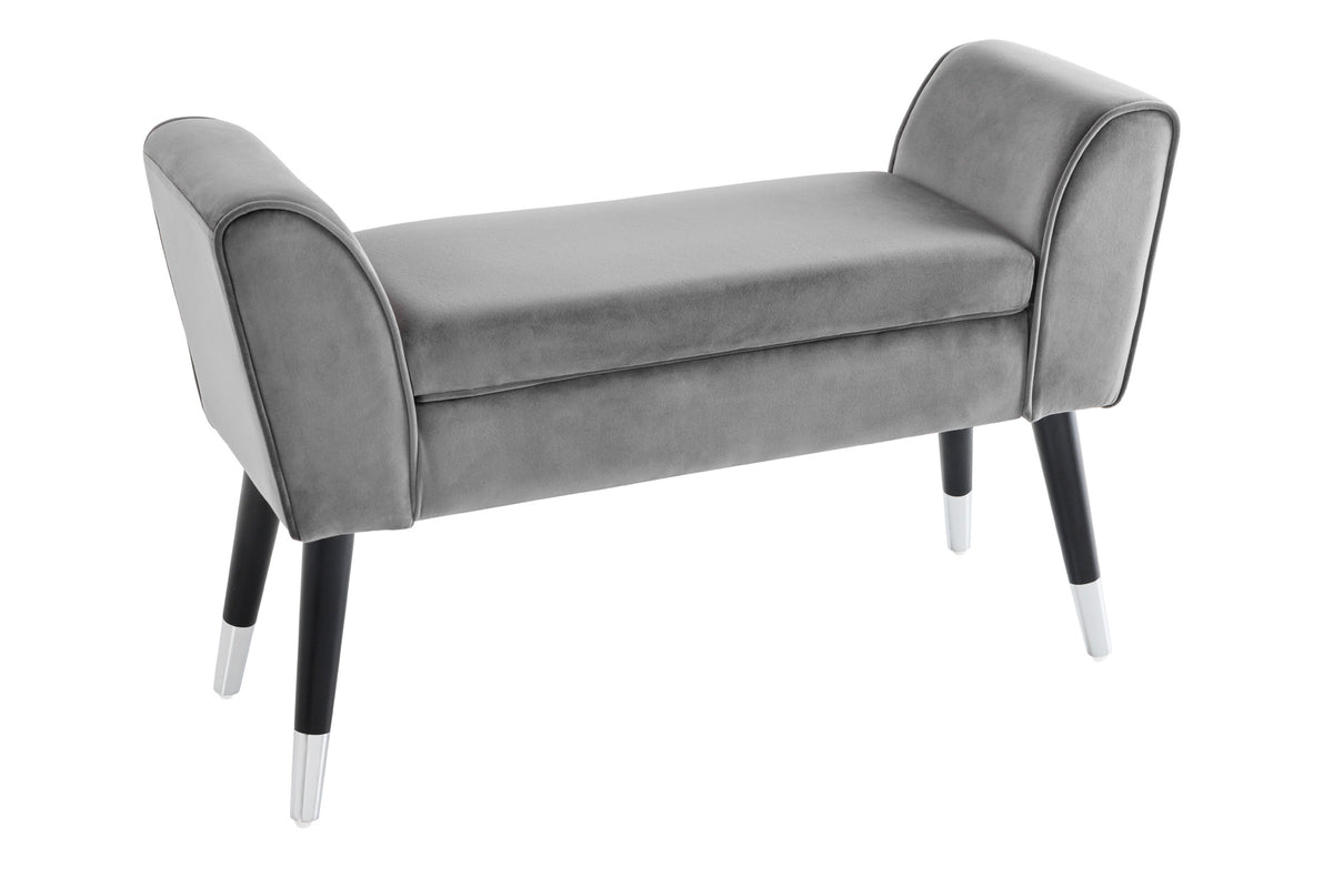 SCARLETT design bench 90cm velvet