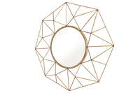 DIAMOND XL Handgearbeiteter Spiegel messing aus Eisen im Retro Design