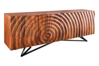 ORGANIC LIVING Solid sideboard 175cm mango wood organic design 