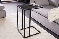 ARCHITECTURE Industrial coffee table 100cm oiled oak black frame