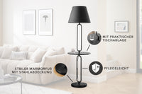 LIANA Modern design floor lamp 120cm white floor lamp