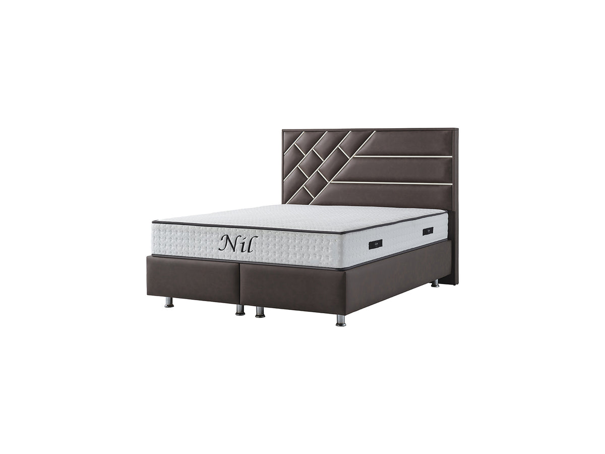 Design Nil Bett, Boxspringbett inkl Matratze