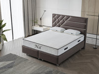 Design Nil Bett, Boxspringbett inkl Matratze