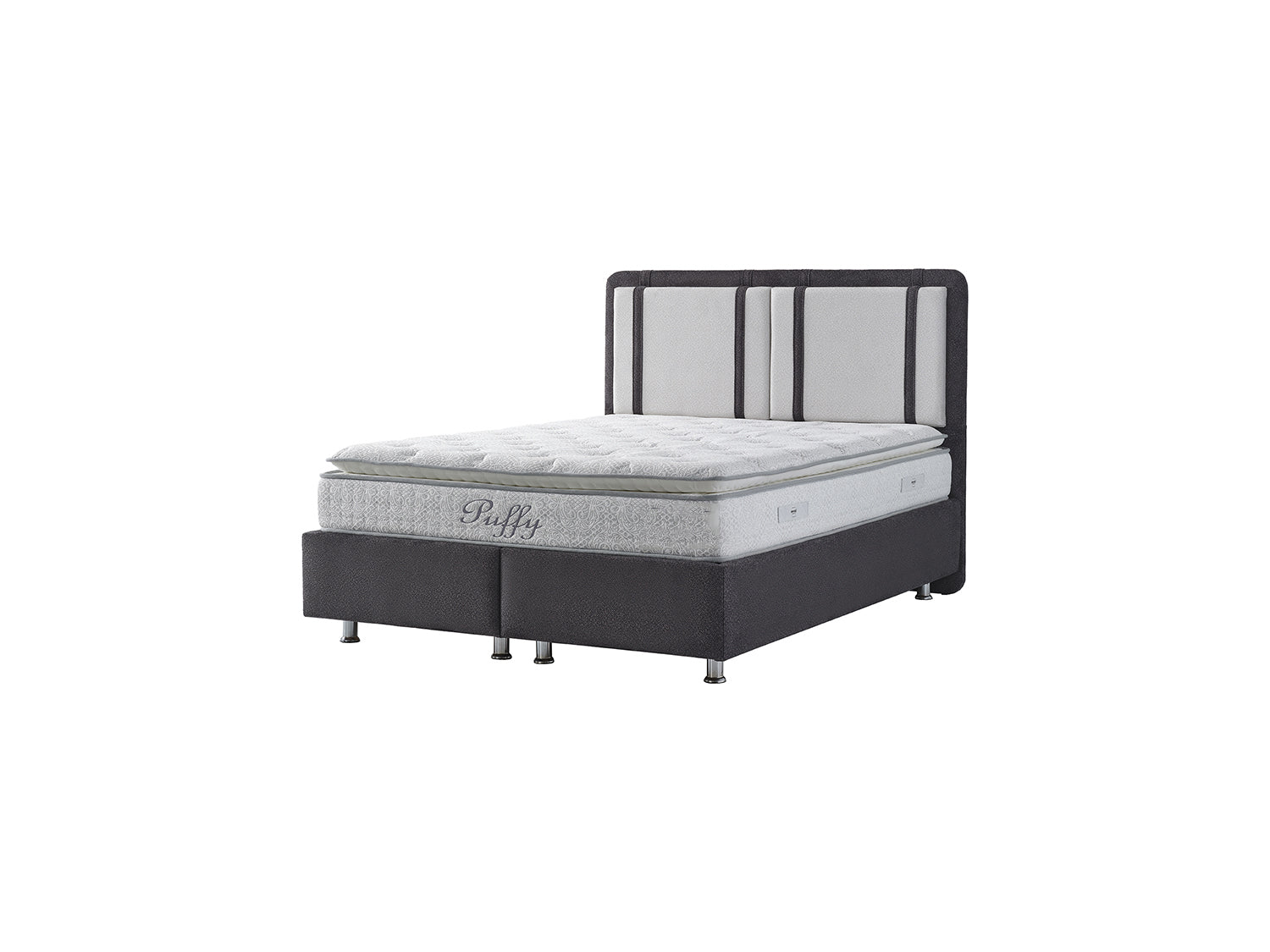 Design Puffy Bett Boxspringbett inkl Matratze