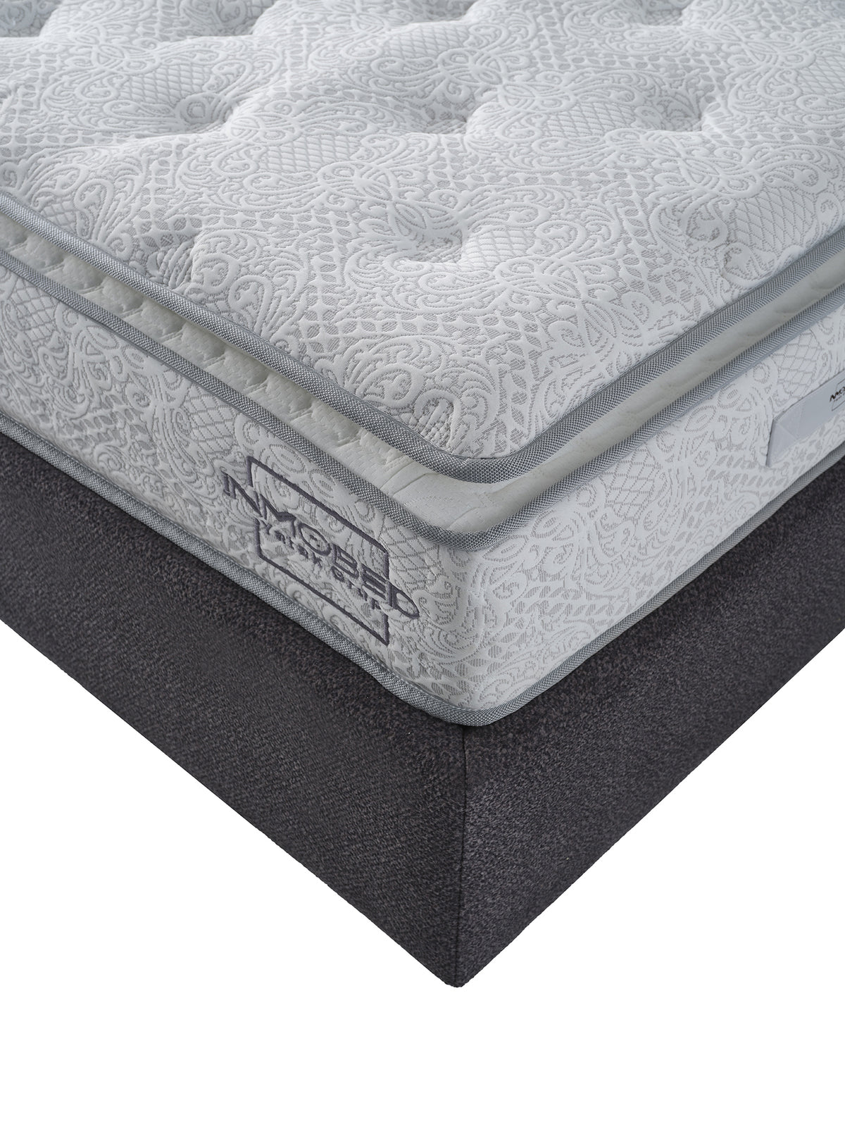 Design Puffy Bett, Boxspringbett inkl Matratze